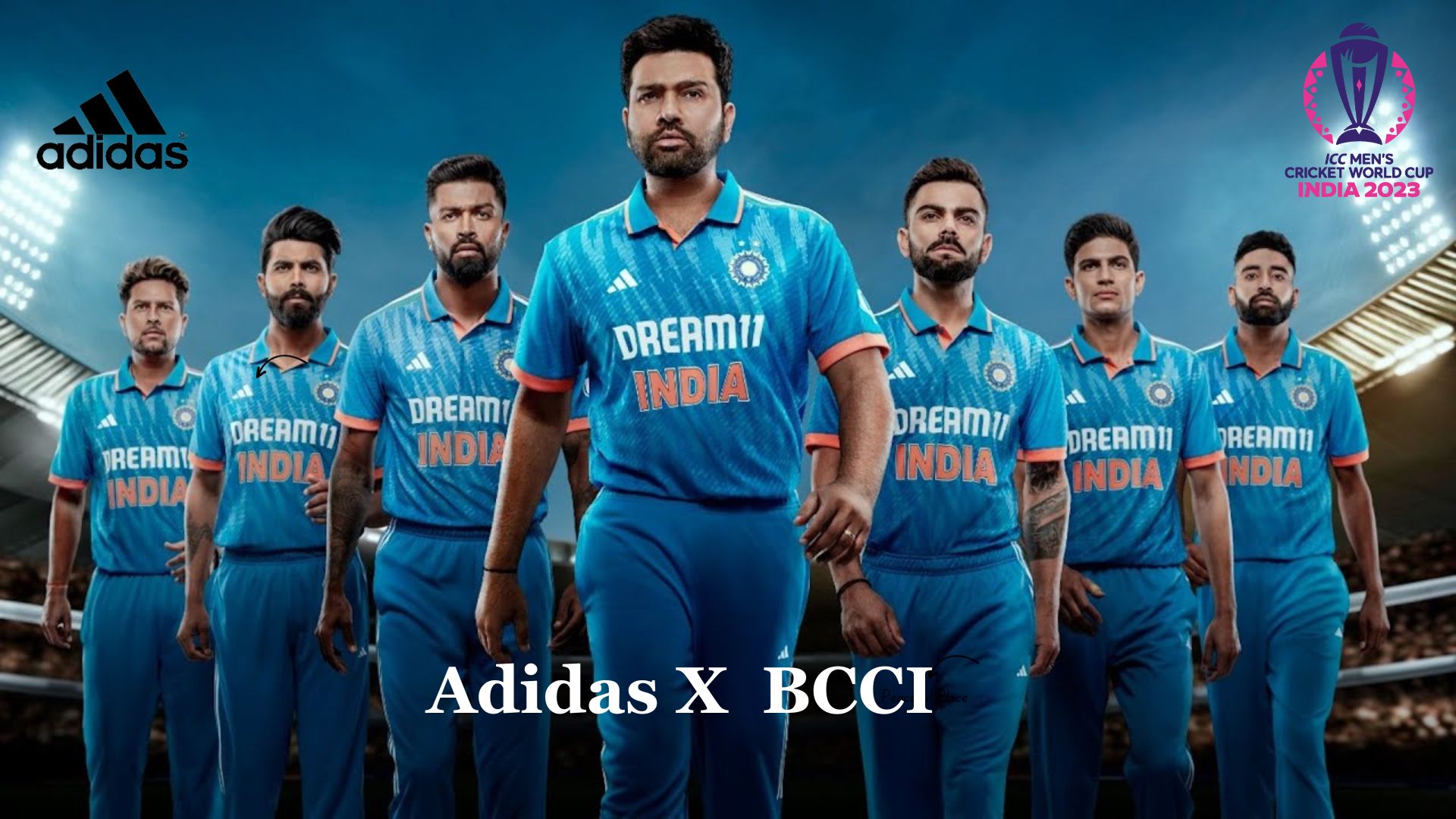 ICC World Cup 2023 : Adidas Collaborates with Indian Cricket Team to Create Special Jersey