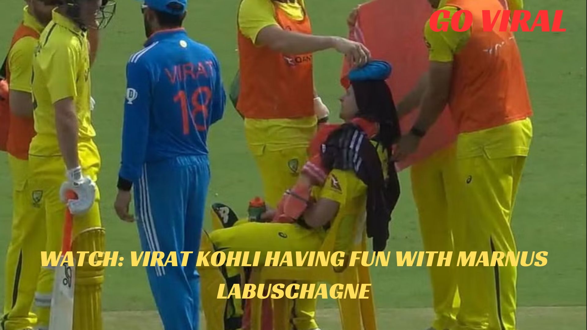 Watch: Kohli and Labuschagne let loose and enjoy themselves.